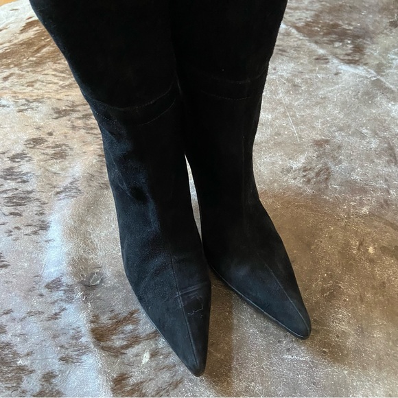 Miu Miu Black Leather Boots - Picture 5 of 7